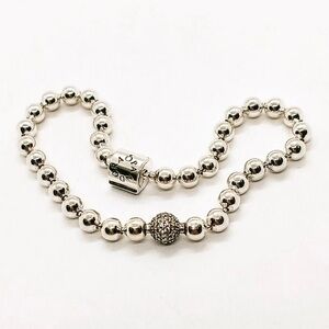 Pandora Beads & Pave Bracelet